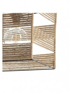 suspension cube metal noir... 2