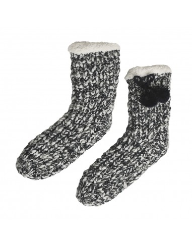 chausson chaussette tricot chine charbon