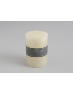 bougie cylindrique crème 10x7