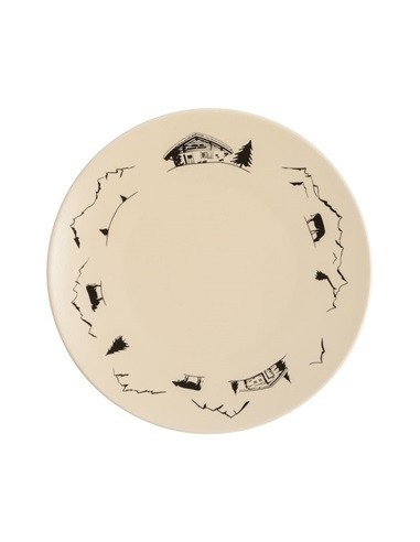 montagne assiette dessert 21cm