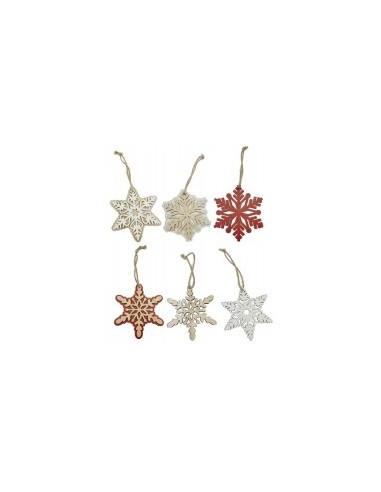 deco bois flocon neige