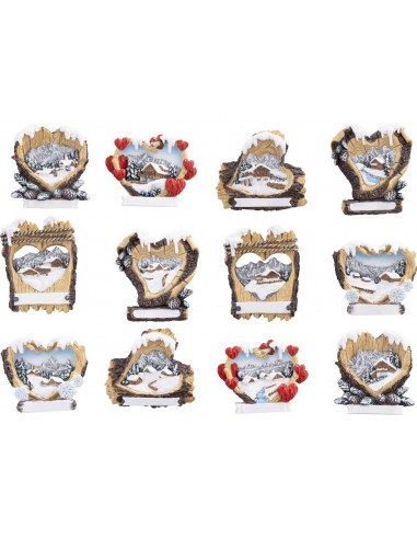 magnets hiver coeur